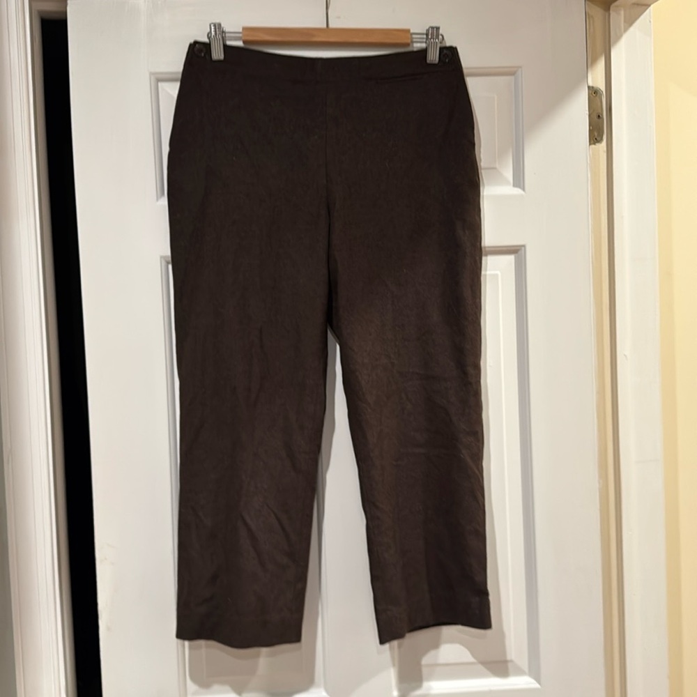 J. Crew Cropped Brown Pant